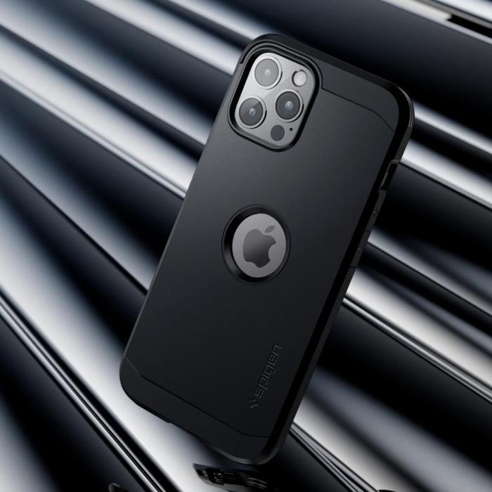 UTGATT5 - Spigen Tough Armor Magsafe iPhone 12 & 12 Pro - Svart