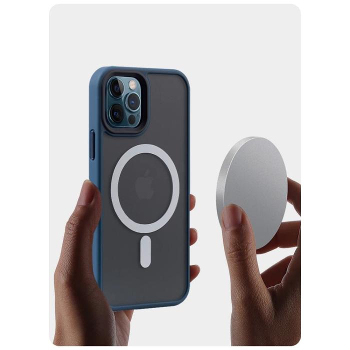 Tech-Protect - Tech-Protect Magmat Magsafe Skal iPhone 12/12 Pro - Matte Svart
