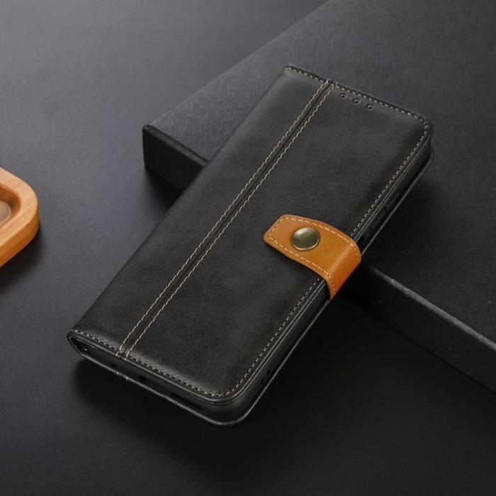 A-One Brand - Galaxy Xcover 6 Pro Plånboksfodral Folio Flip - Svart