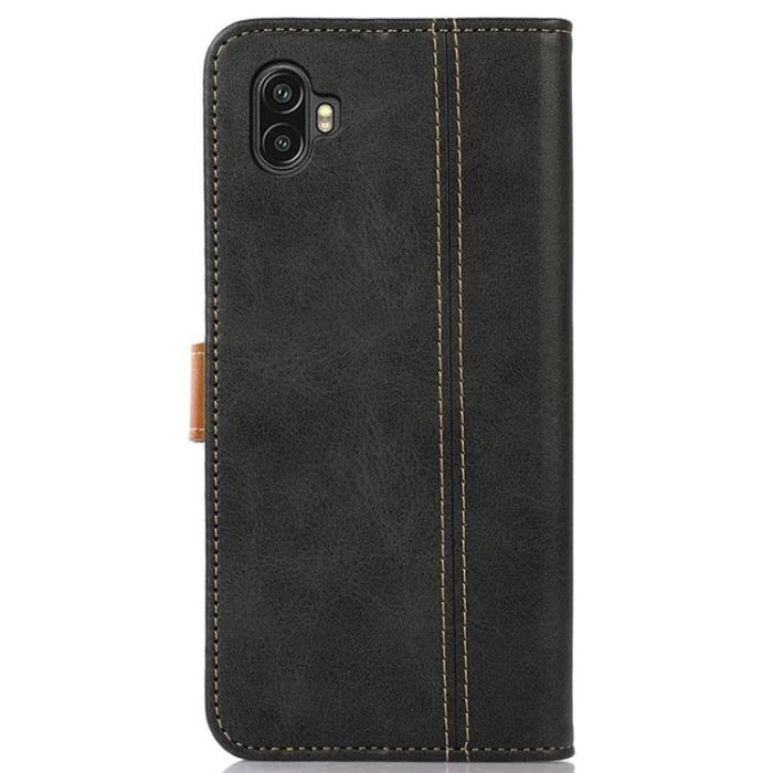 A-One Brand - Galaxy Xcover 6 Pro Plånboksfodral Folio Flip - Svart