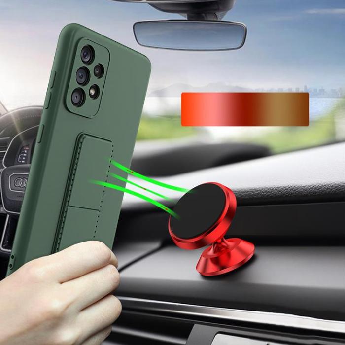Wozinsky - Wozinsky Galaxy A13 5G Skal Kickstand Silicone - Röd