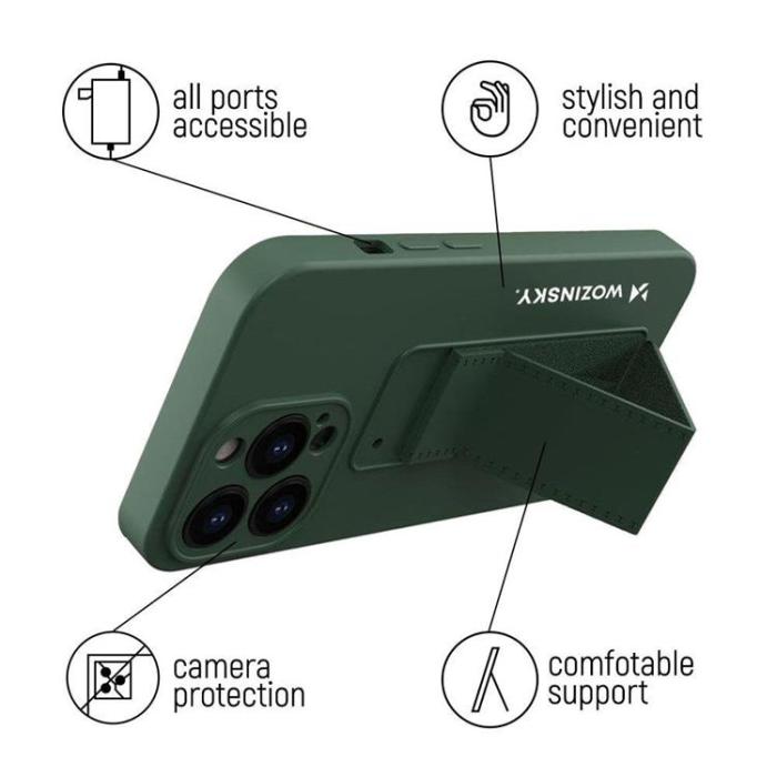Wozinsky - Wozinsky Xiaomi Poco M4 Pro 5G Skal Kickstand Silicone - Marinblå