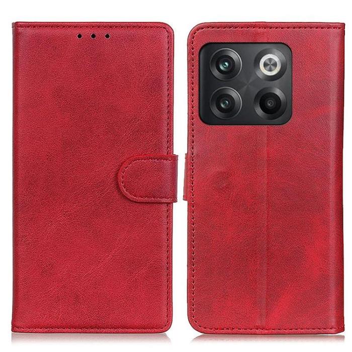 A-One Brand - OnePlus 10T 5G Plånboksfodral Flip Folio - Röd