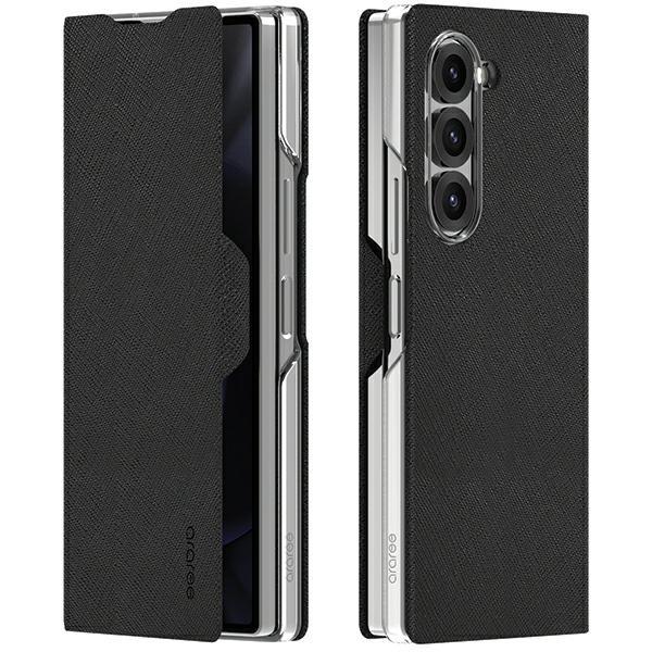 Araree Galaxy Z Fold 6 Plånboksfodral Bonnet Diary - Svart