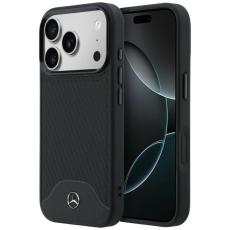 Mercedes - Mercedes Mobilskal F&ouml;r iPhone 17 Pro Max MagSafe Wood Effect - Svart