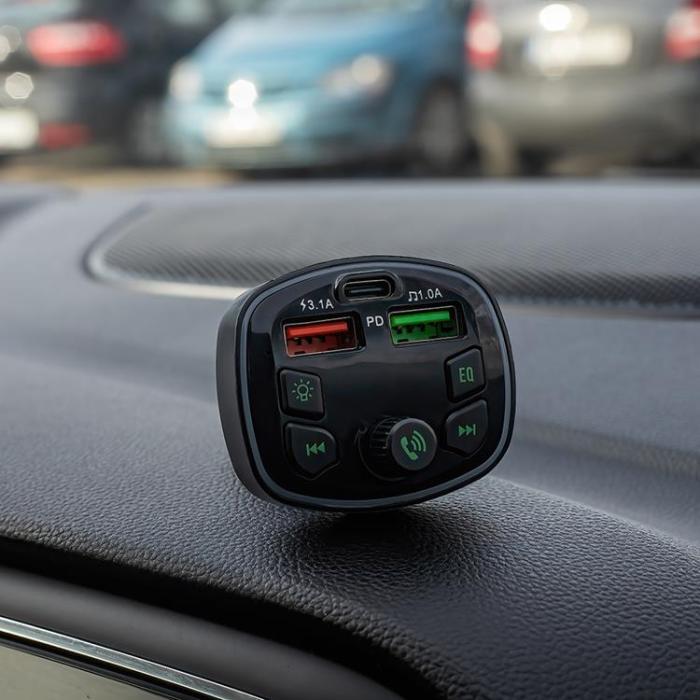 Forever - Forever FM-Sändare Bluetooth TR-360 - Svart
