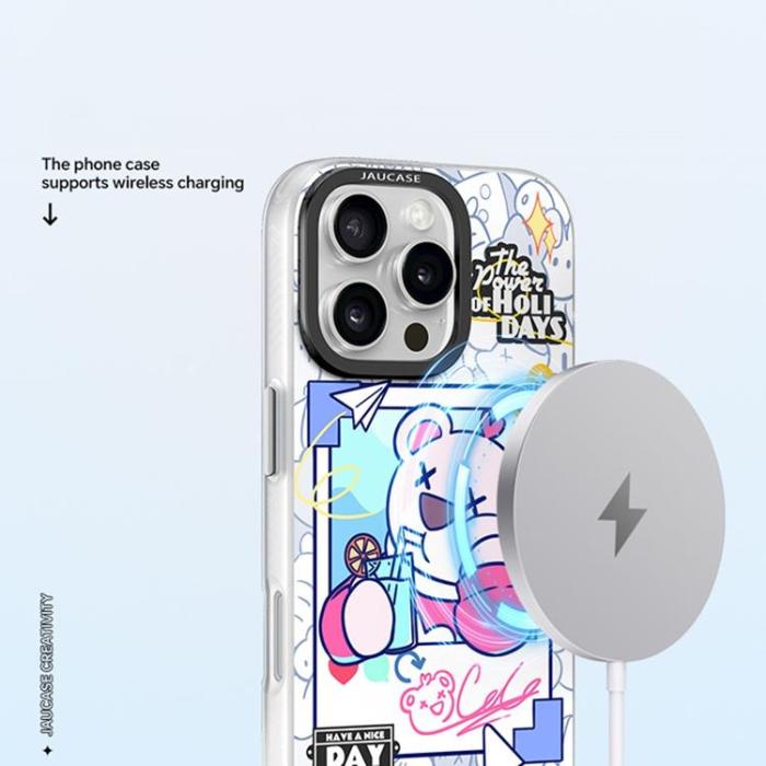 JAUCASE - JAUCASE iPhone 16 Pro Mobilskal MagSafe - Summer Bear