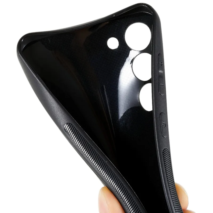 A-One Brand - Galaxy S23 Mobilskal Carbon Fiber - Svart