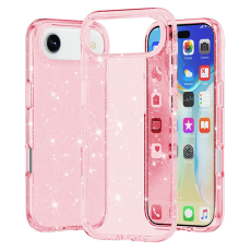 A-One Brand - iPhone 17 Air Mobilskal Glittrande Puderglitter - Rosa