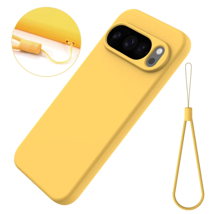 A-One Brand - Google Pixel 10 Pro Mobilskal Liquid Silikon - Gul 