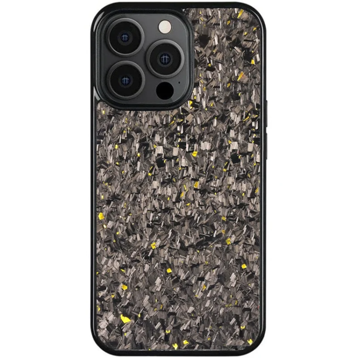 A-One Brand - iPhone 15 Pro Max Mobilskal Aramid Fiber Forged - Guld