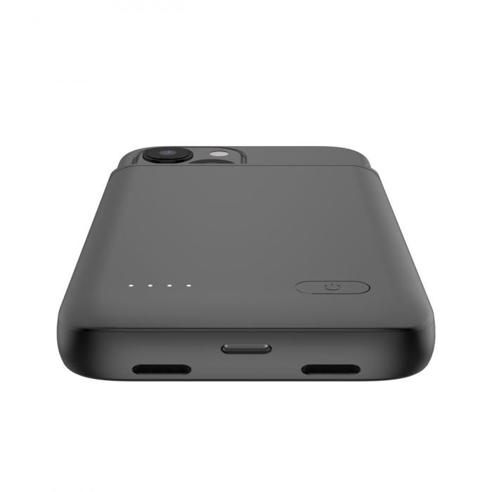 Tech-Protect - Batteriskal 4700mAh iPhone 12 Mini/13 Mini - Svart
