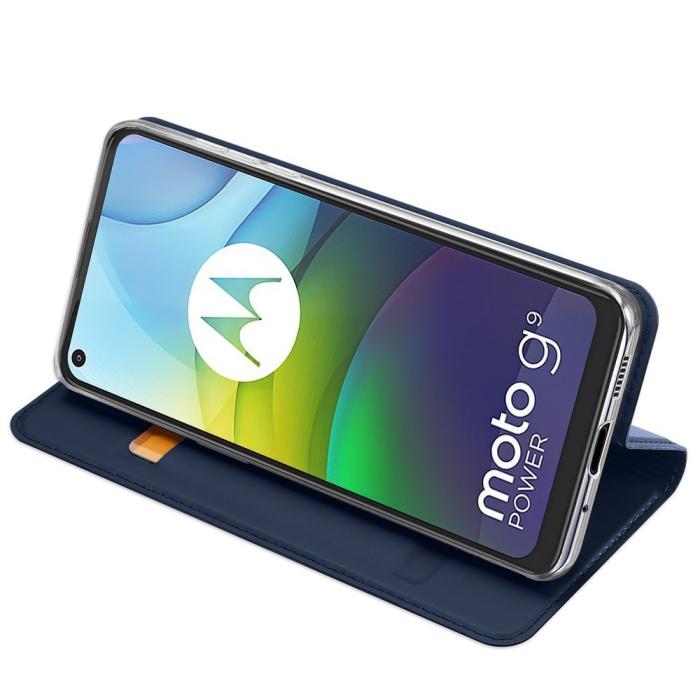 UTGATT1 - Dux Ducis Skin Series Plånboksfodral Motorola Moto G9 Power - Blå