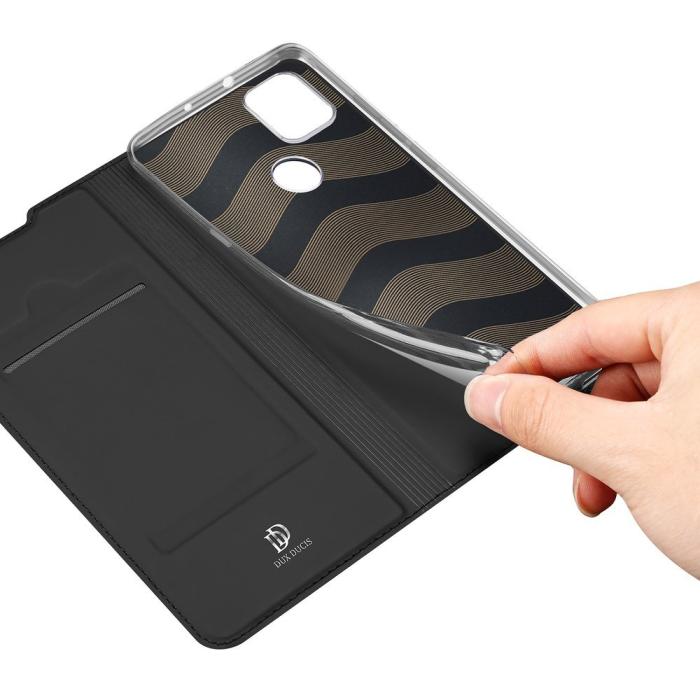 UTGATT1 - Dux Ducis Skin Series Plånboksfodral Motorola Moto G9 Power - Svart