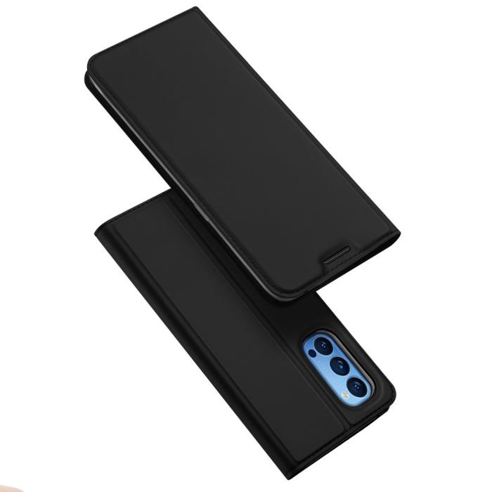 UTGATT5 - Dux Ducis Skin Pro Plånboksfodral Oppo Reno 4 - Svart