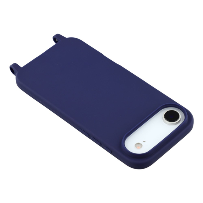 A-One Brand - iPhone 17 Air Mobilskal TPU med Hål för Rem - Mörkblå
