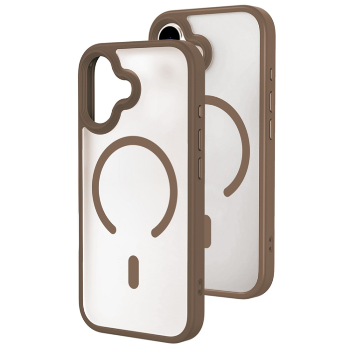 A-One Brand - iPhone 17 Mobilskal MagSafe Skin-Feel Rubberized - Ökenguld