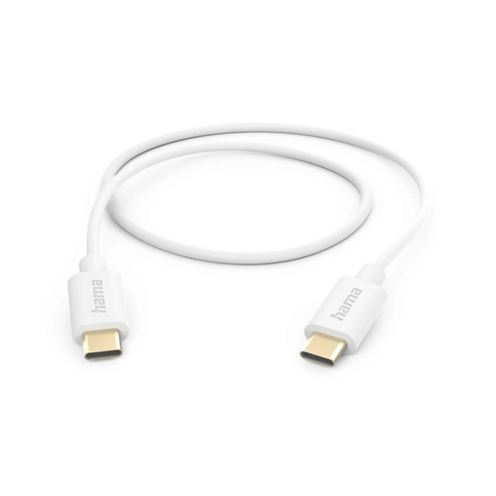 Hama - Hama USB-C Till USB-C 1m Kabel - Vit