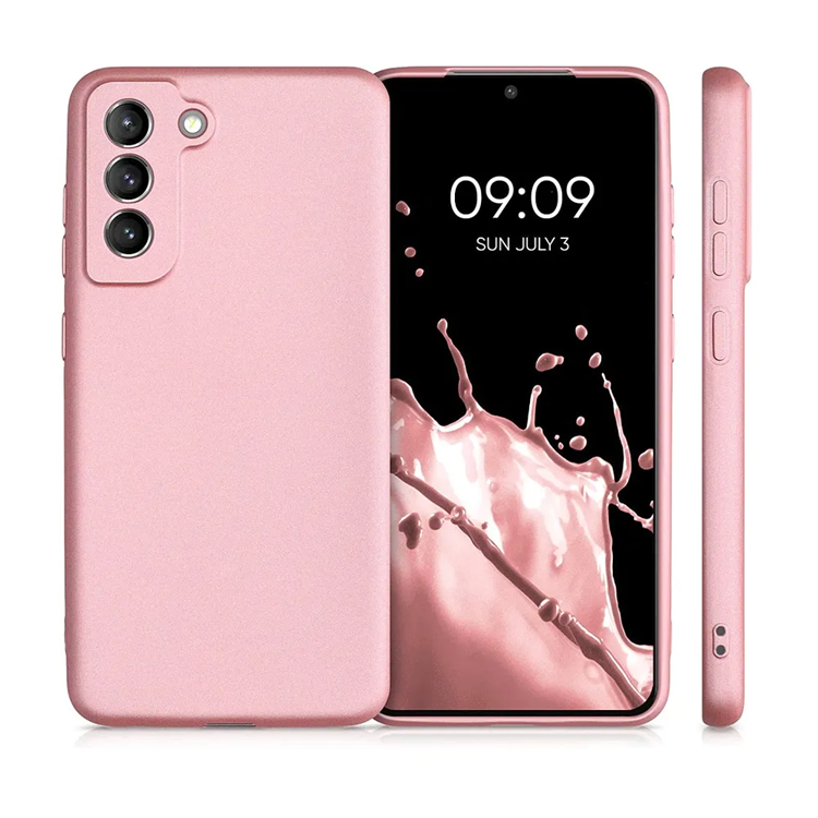 Galaxy S25 Edge Mobilskal Metallic - Rosa | 2353 | AlltMobil