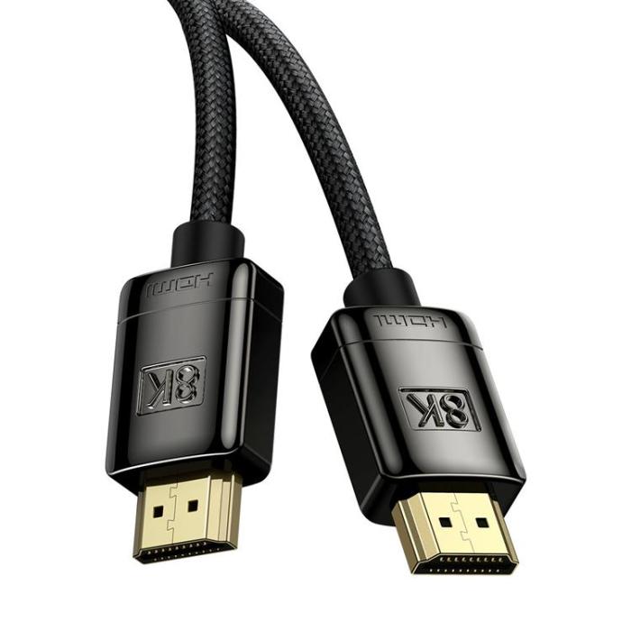 BASEUS - Baseus Definition HDMI 2.1 Kabel 8K 1m - Svart