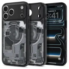 Spigen - Spigen Mobilskal F&ouml;r iPhone 18 Pro/17 Pro Magsafe Ultra Hybrid Zero One - Svart