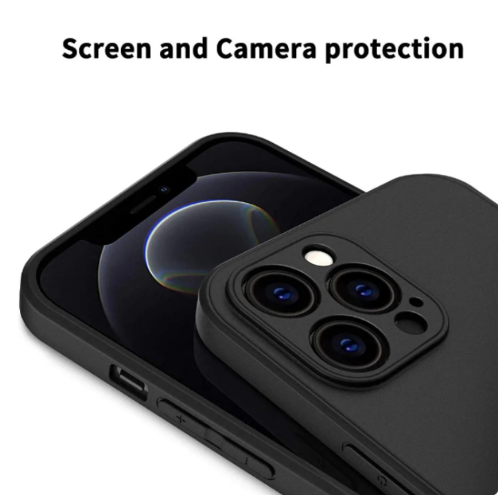 A-One Brand - iPhone 12 Pro Max Mobilskal TPU Slim - Svart