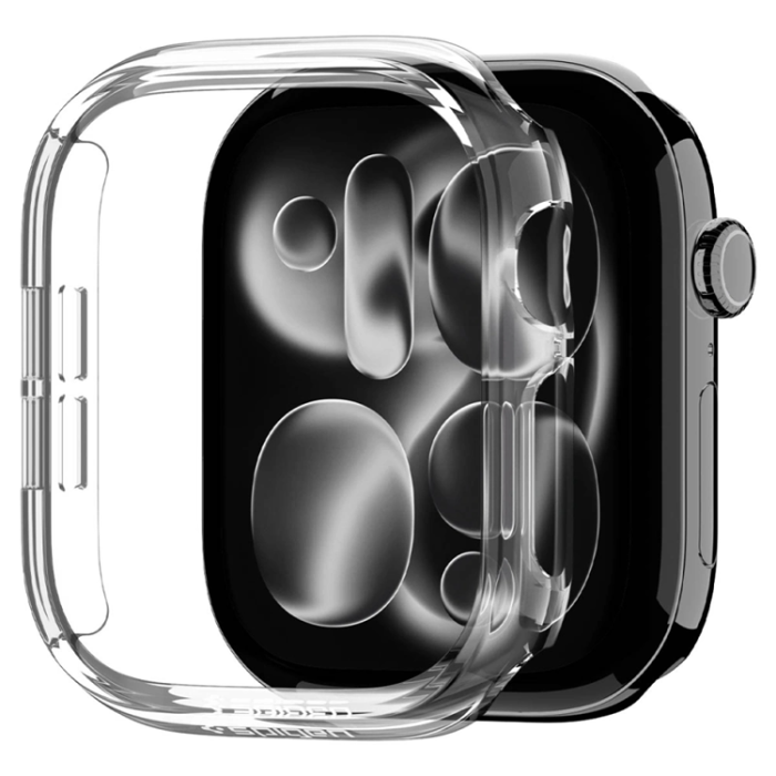 Spigen - Spigen Skal För Apple Watch 12 (46mm) Thin Fit - Crylstal Clear