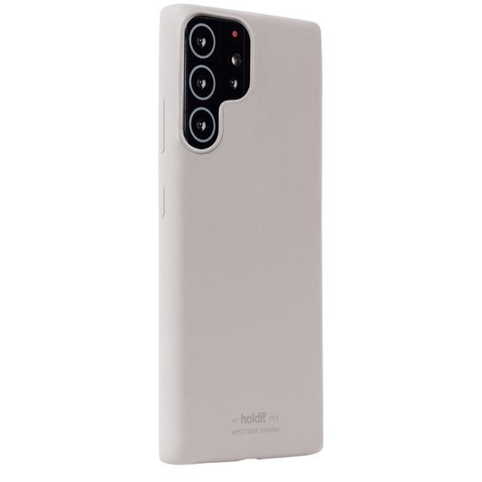 UTGATT1 - Holdit Galaxy S22 Ultra Skal Silikon - Taupe