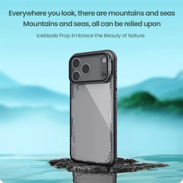 Nillkin - NILLKIN iPhone 17 Pro Max Mobilskal Iceblade Prop Kickstand