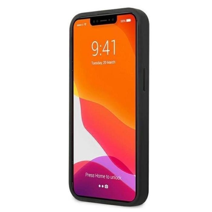 Mercedes - Mercedes iPhone 13 Mini Skal Läder - Marinblå
