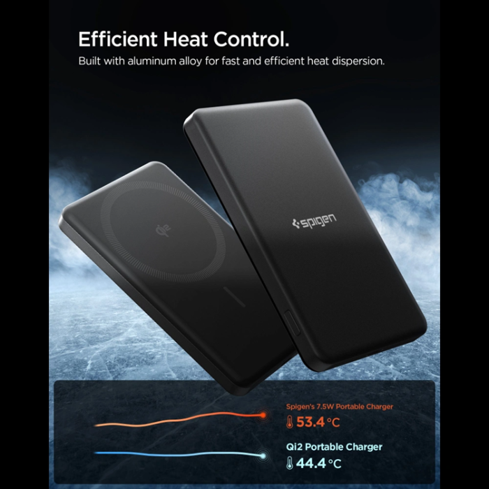 Spigen - Spigen Magsafe Powerbank 5000mah Essential 22.5W - Svart