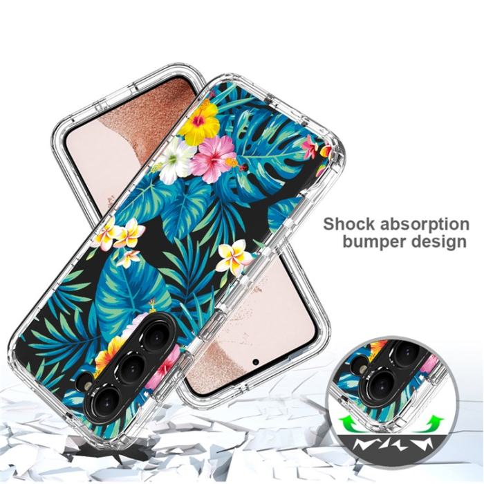 OEM - Galaxy S23 Skal Pattern Printing - Plantain Leaf