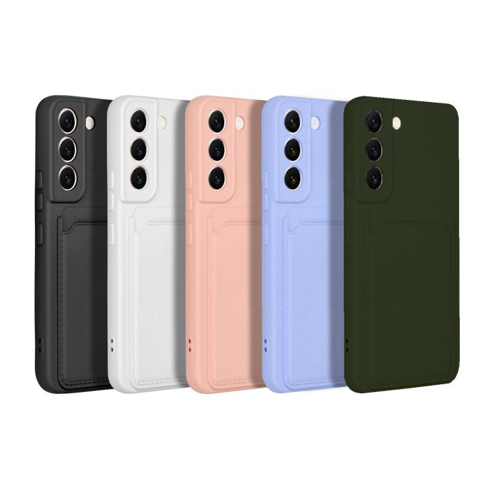 OEM - Galaxy S24 Ultra Mobilskal Korthållare - Rosa