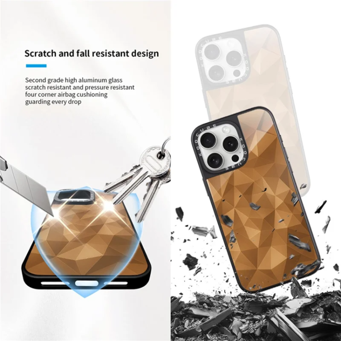 A-One Brand - iPhone 14 Pro Max Mobilskal MagSafe Aluminium Silikon