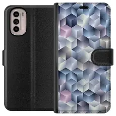 Gustaf - Pl&aring;nboksfodral till Motorola Moto G31 med Cyklon