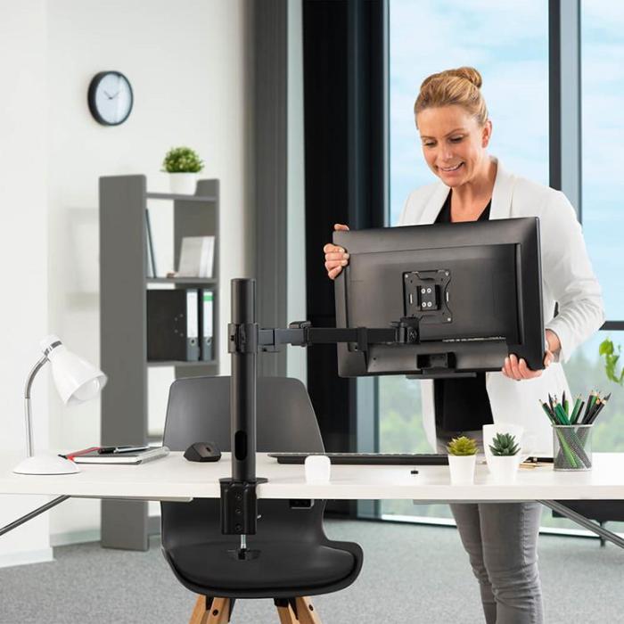 Hama - Hama Monitorfäste För En XL Monitor Svart