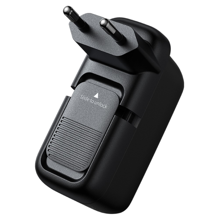 Mcdodo - MCDODO GaN Snabbladdare 65W 2x USB-C - USB-A EU Mini Svart