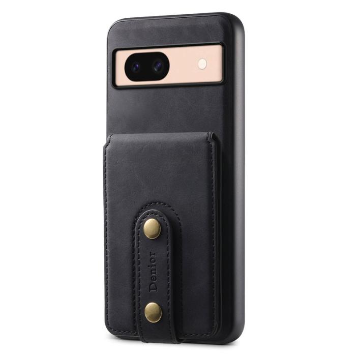 DENIOR - DENIOR D14 Google Pixel 8a Ställfodral i svart Konstläder