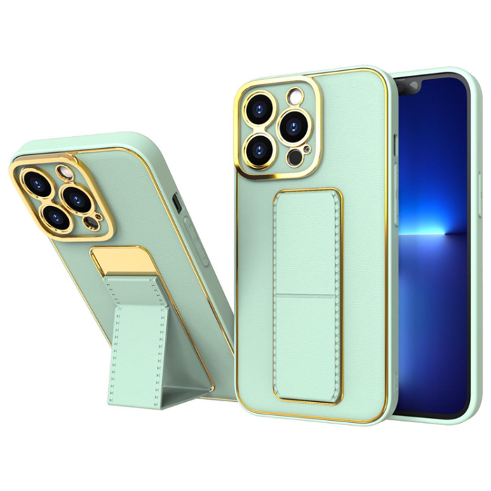 OEM - Galaxy A12 (2020/2021) Skal Kickstand - Grön