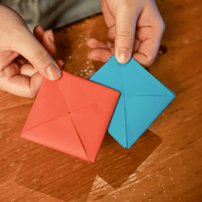 OEM - 20-Pack Origami Papper - Ddakji - Squid Game - Blandade Färger