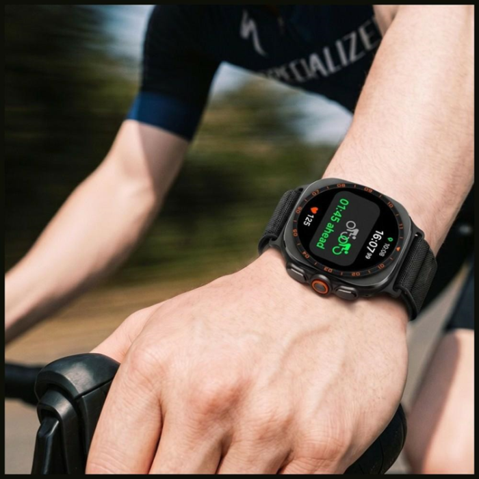 Spigen - Spigen Watch Ultra 1/2 (47mm) Armband WBF1 - Svart