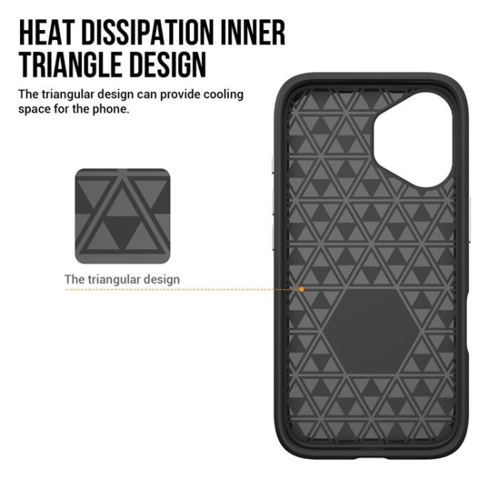 A-One Brand - iPhone 17 Mobilskal MagSafe Protective TPU+PC - Svart