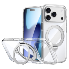 SULADA - SULADA iPhone 17 Pro Max Mobilskal MagSafe Kickstand TPU+PC - Clear