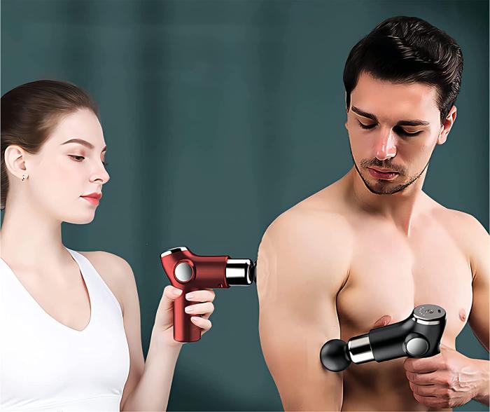 A-One Brand - Uppladdningsbar mini Massagepistol - Portabel - Svart