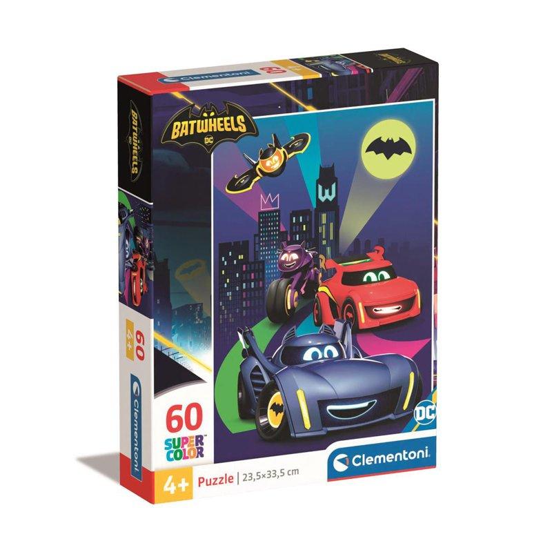 CLEMENTONI Pussel 60 Pcs Batwheels