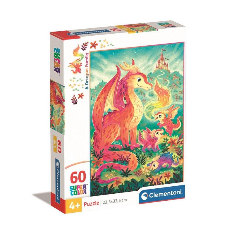 CLEMENTONI Pussel 60 Pcs Noli A Dragon Family