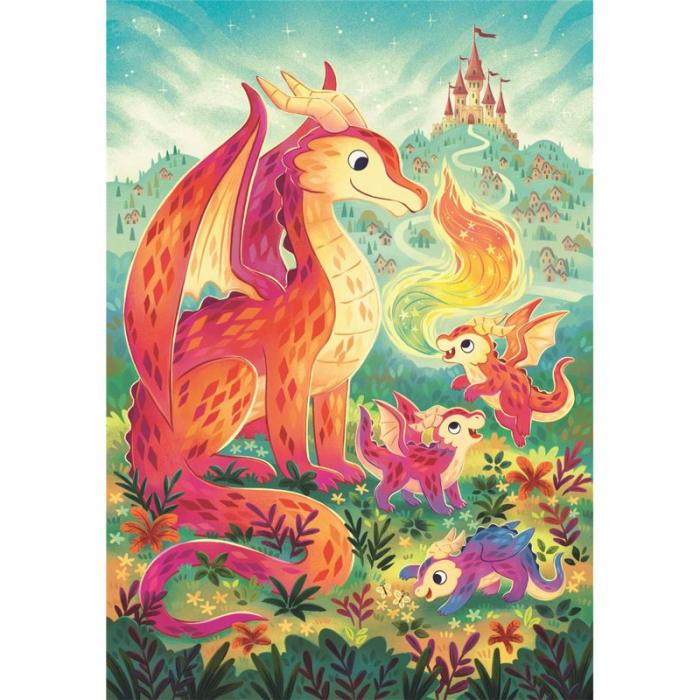 CLEMENTONI - CLEMENTONI Pussel 60 Pcs Noli A Dragon Family