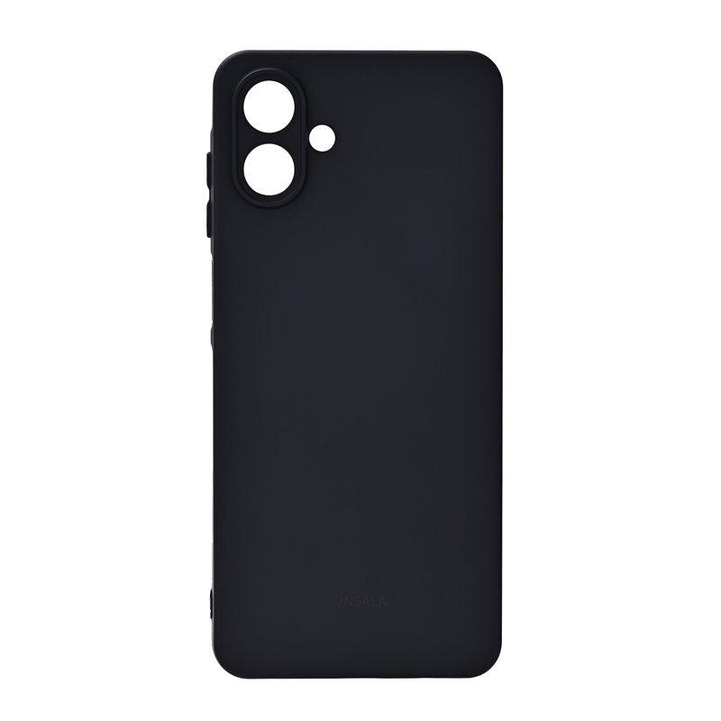 ONSALA Mobilskal med Silikonkänsla Black - Samsung Galaxy A07 4G