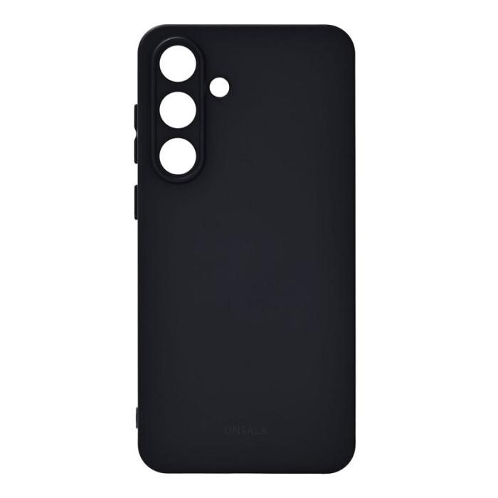 Onsala - ONSALA Mobilskal med Silikonkänsla Black - Samsung Galaxy S25 FE 5G