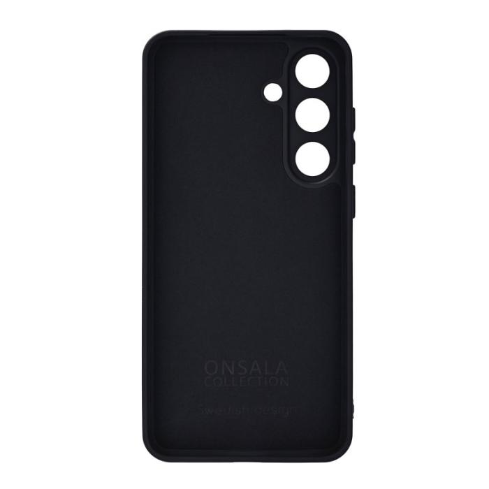 Onsala - ONSALA Mobilskal med Silikonkänsla Black - Samsung Galaxy S25 FE 5G